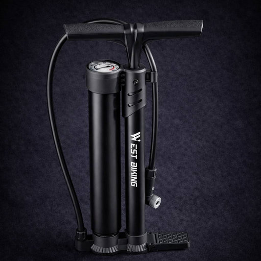WEST BIKING Fahrradpumpe 160 PSI  mit Manometer